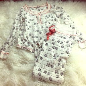 Kensie owl pajamas sz M
